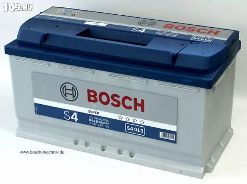 Bosch Silver S4 12 V 95 Ah 800 A jobb +